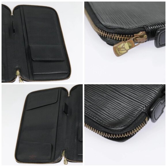 LOUIS VUITTON Epi Organizer De Voyage Travel Case SPO Black LV - Picture 11 of 15